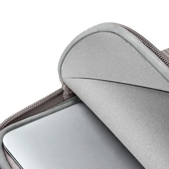 UNIQ Cyprus Ridge Edition Water-Resistant Neoprene Laptop Sleeve For MacBook Neo 13" | Air 13" - Pewter Grey